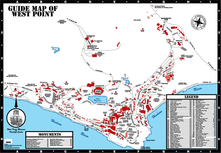 West Point térképe