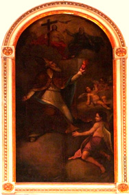 Szent Ágoston főoltár kép