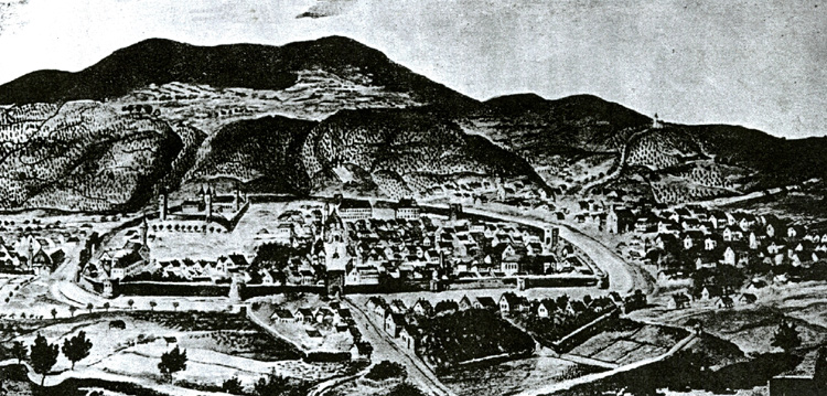 Pécs az 1700-as években