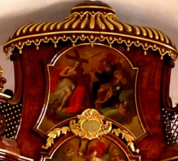 Paulus Antonius Senser: Szentháromság 1750 körül (föoltár felett)