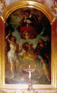 Paulus Sennser: Segítő Mária oltár (1746)
