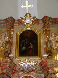 Krisztus Szent Szive oltár felső képe