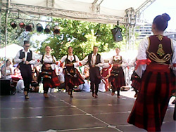 Horvát tánccsoport bemutatója
