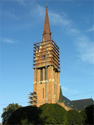 Az újjáépült torony